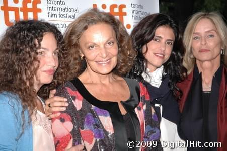 Tatiana von Furstenberg, Diane von Furstenberg, Francesca Gregorini and Barbara Bach | Tanner Hall premiere | 34th Toronto International Film Festival