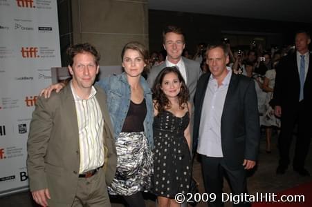 Tim Blake Nelson, Keri Russell, Lucy DeVito, Edward Norton and Josh Pais | Leaves of Grass premiere | 34th Toronto International Film Festival