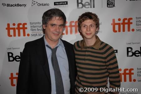 Miguel Arteta and Michael Cera | Youth in Revolt premiere | 34th Toronto International Film Festival