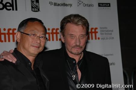 Johnnie To and Johnny Hallyday | Vengeance premiere | 34th Toronto International Film Festival