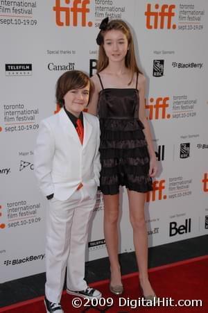 Quinn Lord and Cassandra Sawtell at The Imaginarium of Doctor Parnassus premiere | 34th Toronto International Film Festival