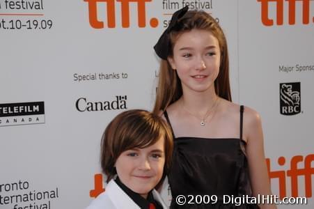 Quinn Lord and Cassandra Sawtell at The Imaginarium of Doctor Parnassus premiere | 34th Toronto International Film Festival