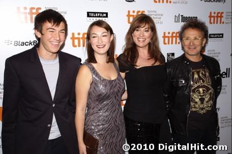 Ezra Jordan, Zoe Jordan, Amy Sky and Marc Jordan | Score: A Hockey Musical premiere | 35th Toronto International Film Festival