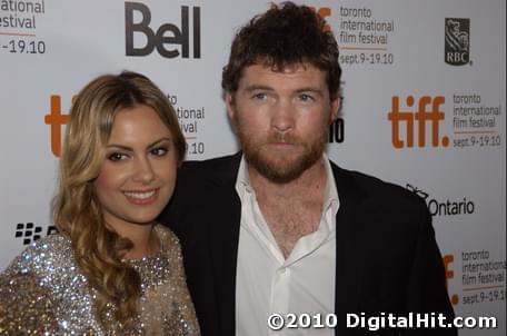 Natalie Marks and Sam Worthington | Last Night premiere | 35th Toronto International Film Festival