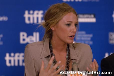 Blake Lively at The Town press conference | 35th Toronto International Film Festival