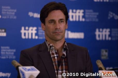 Jon Hamm at The Town press conference | 35th Toronto International Film Festival