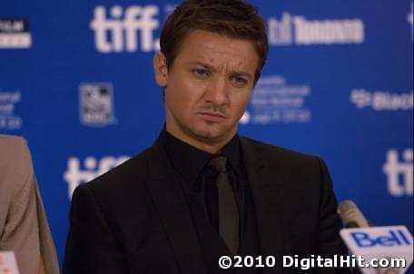 Jeremy Renner at The Town press conference | 35th Toronto International Film Festival