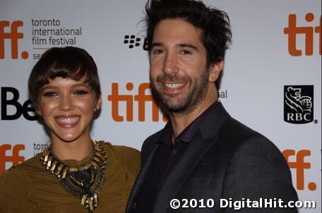 Zoe Buckman and David Schwimmer | Trust premiere | 35th Toronto International Film Festival