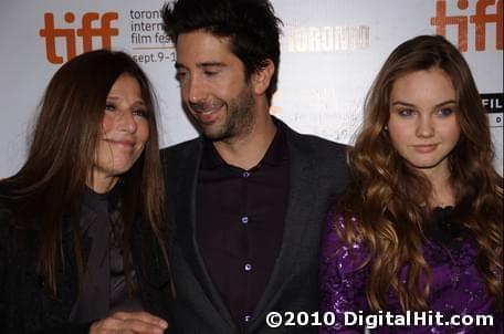 Catherine Keener, David Schwimmer and Liana Liberato | Trust premiere | 35th Toronto International Film Festival