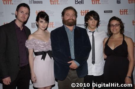 Ryan Fleck, Emma Roberts, Zach Galifianakis, Keir Gilchrist and Anna Boden | It’s Kind of a Funny Story premiere | 35th Toronto International Film Festival