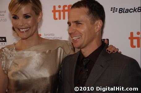 Leslie Bibb and Sam Rockwell | Conviction premiere | 35th Toronto International Film Festival