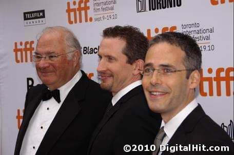 Joe Ricketts, Brian Peter Falk and Alfred Levitt at The Conspirator premiere | 35th Toronto International Film Festival