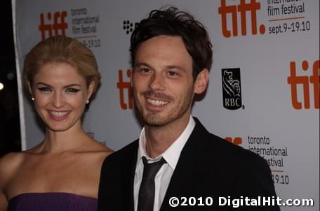 Whitney Able and Scoot McNairy at The Town premiere | 35th Toronto International Film Festival