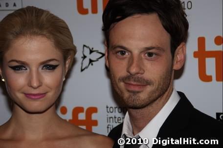 Whitney Able and Scoot McNairy at The Town premiere | 35th Toronto International Film Festival