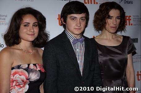 Yasmin Paige, Craig Roberts and Sally Hawkins | Submarine premiere | 35th Toronto International Film Festival