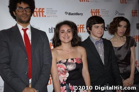 Richard Ayoade, Yasmin Paige, Craig Roberts and Sally Hawkins | Submarine premiere | 35th Toronto International Film Festival