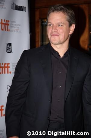 Matt Damon | Hereafter premiere | 35th Toronto International Film Festival