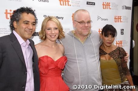 Photo: Picture of John Ortiz, Amy Ryan, Philip Seymour Hoffman and Daphne Rubin-Vega | Jack Goes Boating premiere | 35th Toronto International Film Festival tiff2010-d4i-0030.jpg