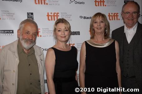 Mike Leigh, Lesley Manville, Ruth Sheen and Jim Broadbent | Another Year premiere | 35th Toronto International Film Festival