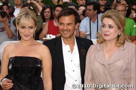 Judith Godreche, Francois Ozon and Catherine Deneuve | Potiche premiere | 35th Toronto International Film Festival