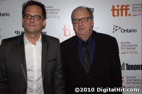 Thom Zimny and Jon Landau at The Promise: The Making of Darkness on the Edge of Town premiere | 35th Toronto International Film Festival