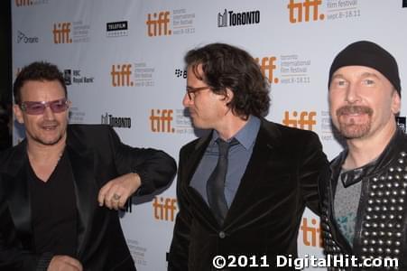 Paul “Bono” Hewson, Davis Guggenheim and The Edge | From the Sky Down premiere | 36th Toronto International Film Festival