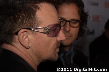 Paul “Bono” Hewson and Davis Guggenheim | From the Sky Down premiere | 36th Toronto International Film Festival