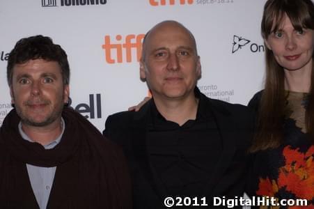 Daniel Nettheim, Vincent Sheehan and Alice Addison at The Hunter premiere | 36th Toronto International Film Festival