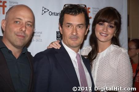 Ian Helfer, Julian Farino and Leighton Meester at The Oranges premiere | 36th Toronto International Film Festival