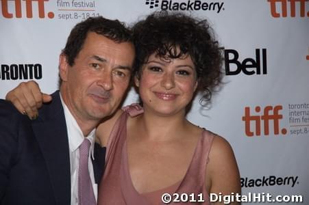 Julian Farino and Alia Shawkat at The Oranges premiere | 36th Toronto International Film Festival
