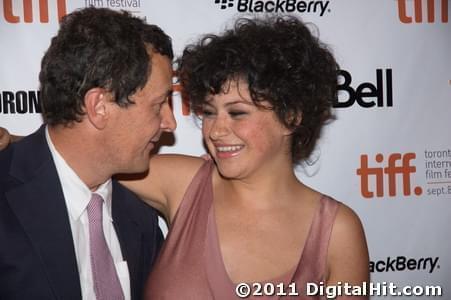 Julian Farino and Alia Shawkat at The Oranges premiere | 36th Toronto International Film Festival