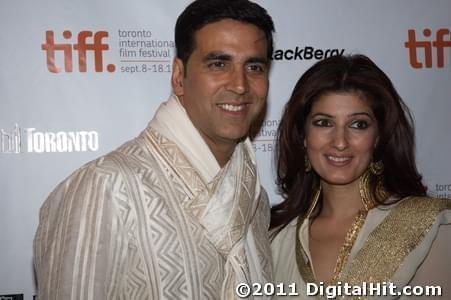 Akshay Kumar and Twinkle Khanna | Breakaway premiere | 36th Toronto International Film Festival