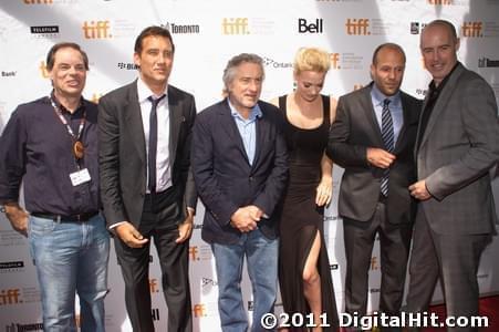 Tom Ortenberg, Clive Owen, Robert De Niro, Yvonne Strahovski, Jason Statham and Gary McKendry | Killer Elite premiere | 36th Toronto International Film Festival