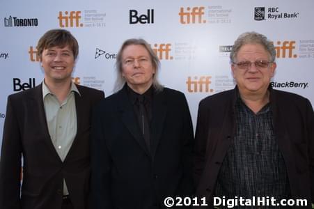 Marco Mehlitz, Christopher Hampton and Jeremy Thomas | A Dangerous Method premiere | 36th Toronto International Film Festival