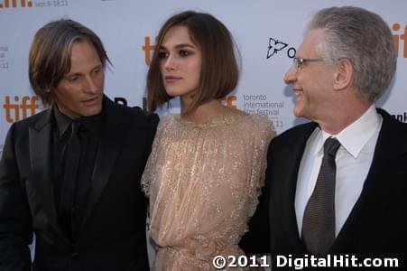 Viggo Mortensen, Keira Knightley and David Cronenberg | A Dangerous Method premiere | 36th Toronto International Film Festival