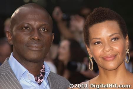 Souleymane Sy Savane and Erica Sy Savane | Machine Gun Preacher premiere | 36th Toronto International Film Festival