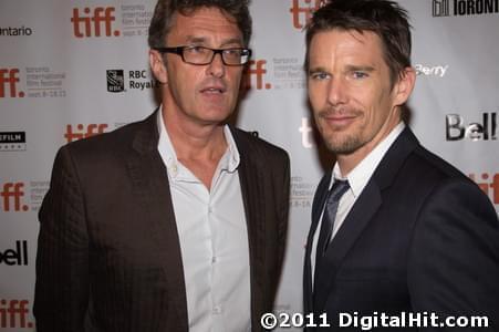 Pawel Pawlikowski and Ethan Hawke at The Woman in the Fifth premiere | 36th Toronto International Film Festival