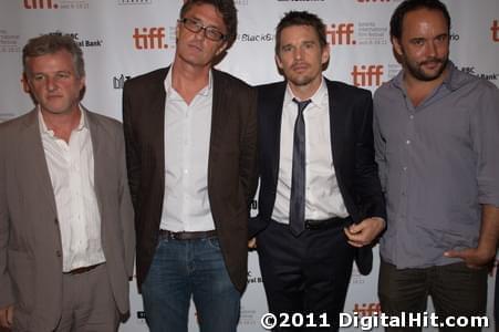 Jonathan Dorfman, Pawel Pawlikowski, Ethan Hawke and Dave Matthews at The Woman in the Fifth premiere | 36th Toronto International Film Festival