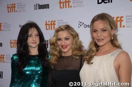 Andrea Riseborough, Madonna and Abbie Cornish | W.E. premiere | 36th Toronto International Film Festival