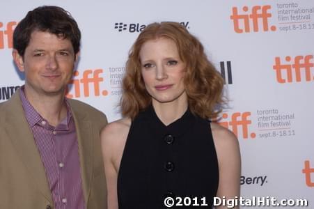 Tyler Davidson and Jessica Chastain | Take Shelter premiere | 36th Toronto International Film Festival