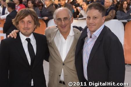 Daniel Pemberton, David M. Thompson and Joe Oppenheimer at The Awakening premiere | 36th Toronto International Film Festival