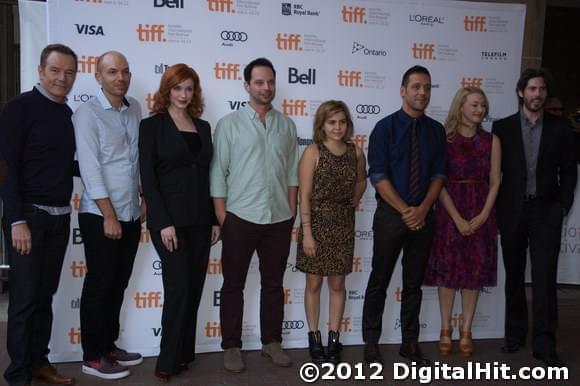 Photo: Picture of Bryan Cranston, Paul Scheer, Christina Hendricks, Nick Kroll, Mae Whitman, George Stroumboulopoulos, Sarah Gadon and Jason Reitman | Jason Reitman All-Star Cast Live Table Read of Alan Ball's Screenplay for American Beauty | 37th Toronto International Film Festival TIFF2012-d1c-0007.jpg