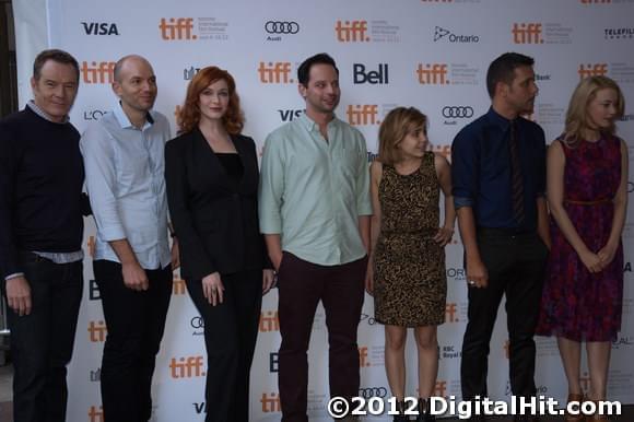 Photo: Picture of Bryan Cranston, Paul Scheer, Christina Hendricks, Nick Kroll, Mae Whitman, George Stroumboulopoulos and Sarah Gadon | Jason Reitman All-Star Cast Live Table Read of Alan Ball's Screenplay for American Beauty | 37th Toronto International Film Festival TIFF2012-d1c-0014.jpg