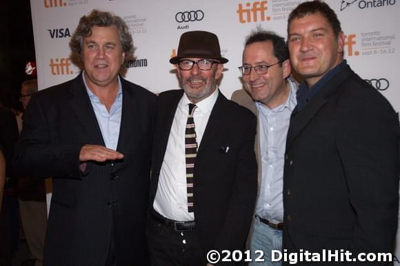 Tom Bernard, Jacques Audiard, Michael Barker and Thomas Bidegain | Rust & Bone premiere | 37th Toronto International Film Festival