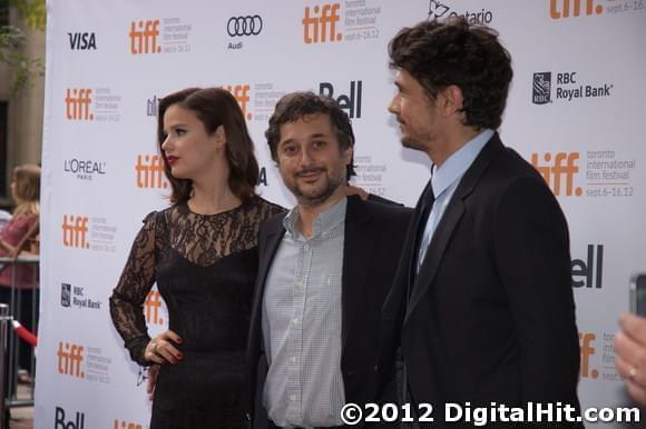 Rachel Korine, Harmony Korine and James Franco | Spring Breakers premiere | 37th Toronto International Film Festival