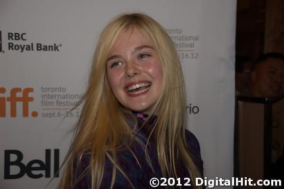 Elle Fanning | Ginger & Rosa premiere | 37th Toronto International Film Festival