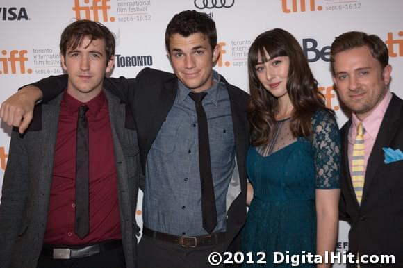 Brian McElhaney, Nick Kocher, Jillian Morgese and Tom Lenk | Much Ado About Nothing premiere | 37th Toronto International Film Festival