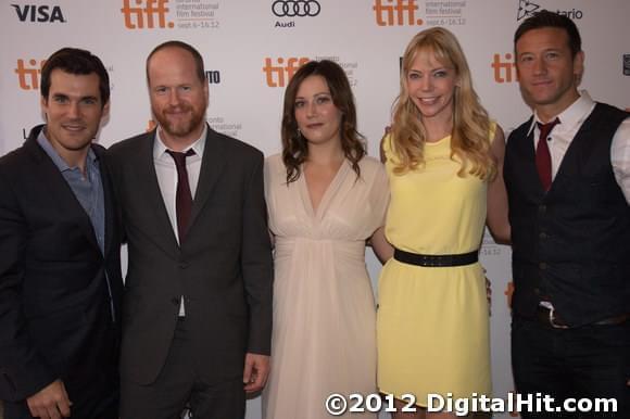 Sean Maher, Joss Whedon, Emma Bates, Riki Lindhome and Joshua Zar | Much Ado About Nothing premiere | 37th Toronto International Film Festival