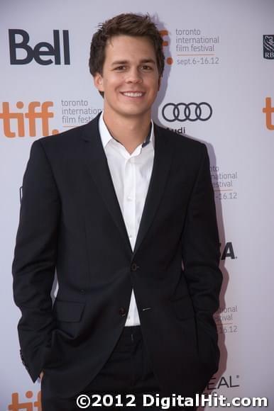 Johnny Simmons at The Perks of Being a Wallflower premiere | 37th Toronto International Film Festival