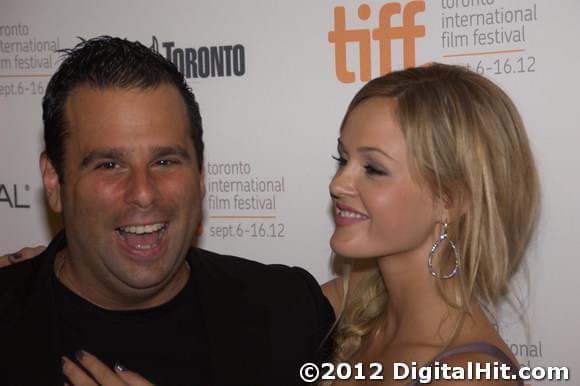 Randall Emmett and Ambyr Childers | End of Watch premiere | 37th Toronto International Film Festival